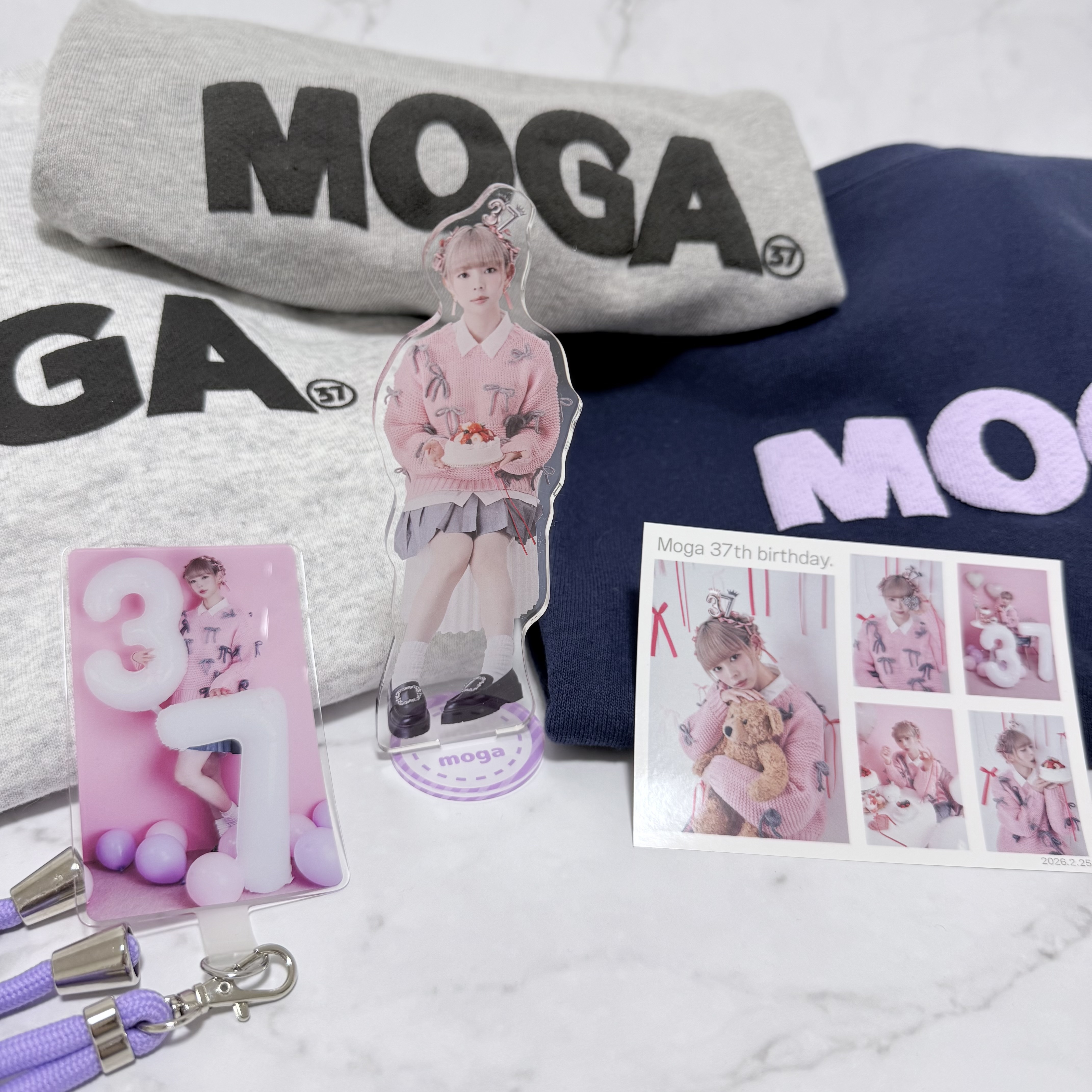 バースデーグッズ2026プリクラ風ステッカー